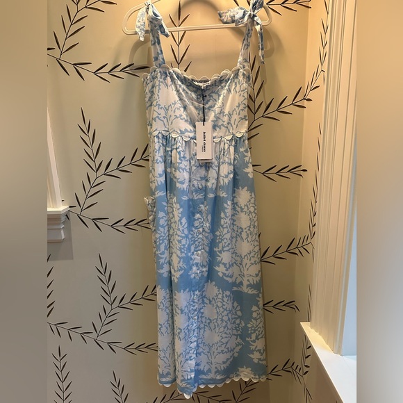 Juliet Dunn x Tuckernuck Palladio Ric Rac midi dress. M. NWT. - Picture 6 of 7